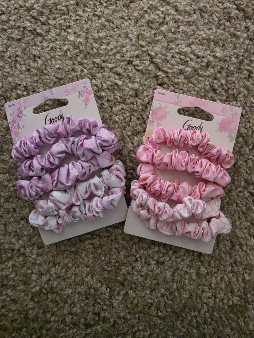 Goody x LoveShackFancy Skinny Satin Scrunchies in 5-packs (2 Pack)